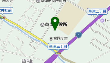 草津保健所の地図画像