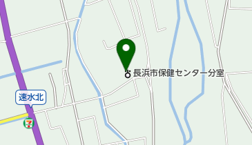 長浜市保健センター湖北分室の地図画像