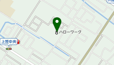 ハローワーク草津の地図画像