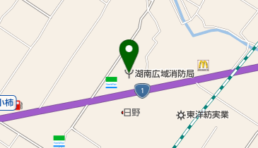 湖南広域消防局の地図画像