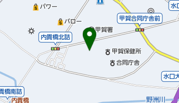 甲賀広域行政組合消防本部の地図画像