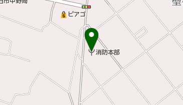 東近江行政組合消防本部の地図画像