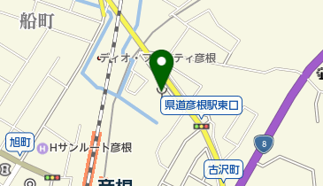 彦根市消防署北分署の地図画像