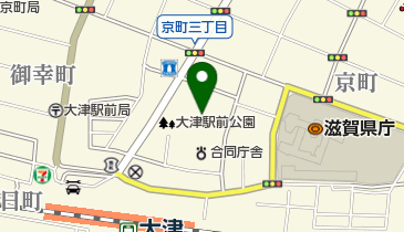 大津簡易裁判所の地図画像