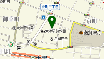 大津家庭裁判所の地図画像