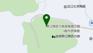 滋賀県立陶芸の森産業展示館の地図画像