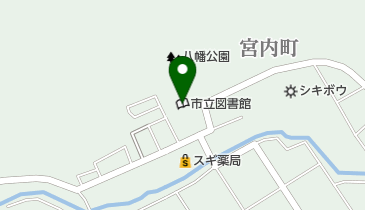 近江八幡市立図書館の地図画像