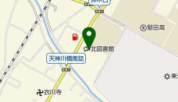 大津市北図書館の地図画像