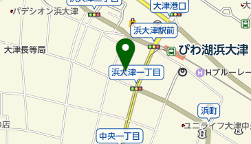 大津市立図書館の地図画像