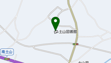 甲賀市土山図書館の地図画像