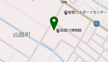 東近江市能登川図書館の地図画像