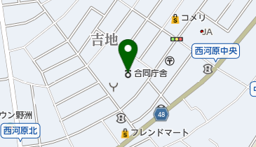 野洲図書館中主分館の地図画像