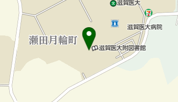 滋賀医科大学附属図書館の地図画像