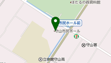 守山市市民文化会館の地図画像