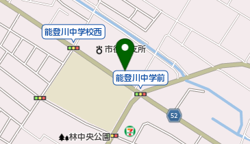 やわらぎホールの地図画像