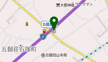 滋賀銀行五個荘支店の地図画像