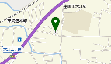 滋賀銀行大江代理店の地図画像