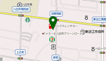 滋賀銀行永源寺代理店の地図画像