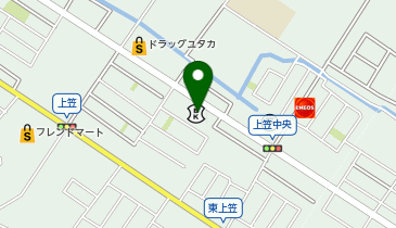 滋賀銀行下笠代理店の地図画像