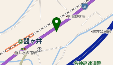 長浜信用金庫醒井支店の地図画像