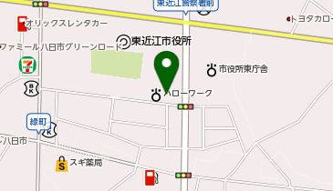 湖東信用金庫緑町支店の地図画像