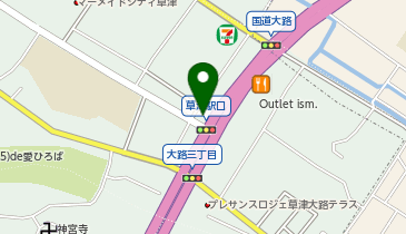 京都中央信用金庫草津駅前支店の地図画像