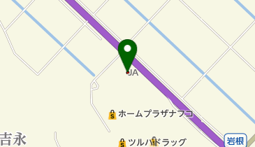 JAこうか湖南支所の地図画像