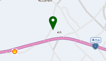 JAこうか土山支所の地図画像