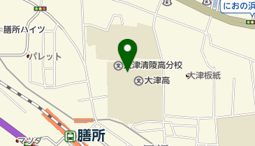 滋賀県立大津高校の地図画像