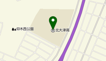滋賀県立北大津高校の地図画像