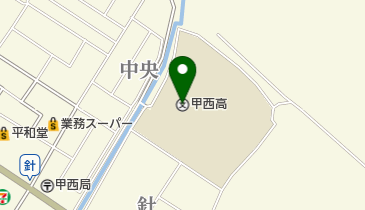 滋賀県立甲西高校の地図画像