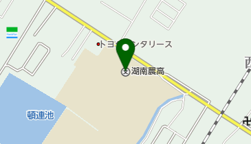 滋賀県立湖南農業高校の地図画像