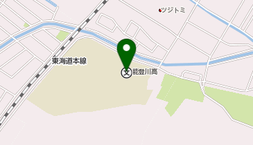 滋賀県立能登川高校の地図画像