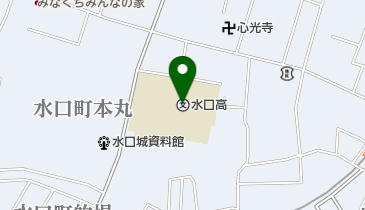 滋賀県立水口高校の地図画像