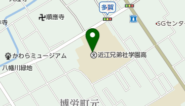私立近江兄弟社学園高校の地図画像