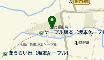 私立比叡山高校の地図画像