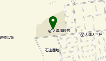 滋賀県立大津清陵高校の地図画像