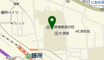 滋賀県立大津清陵高校馬場分校の地図画像