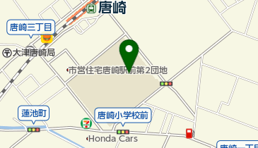 大津市立唐崎中学校の地図画像