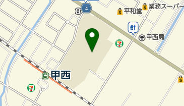 湖南市立甲西中学校の地図画像