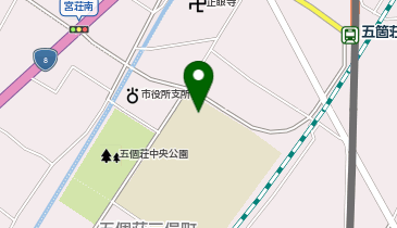 東近江市立五個荘中学校の地図画像