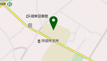 東近江市立湖東中学校の地図画像