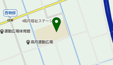 長浜市立高月中学校の地図画像