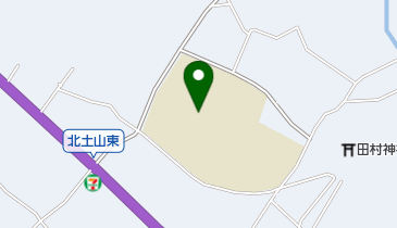 甲賀市立土山中学校の地図画像