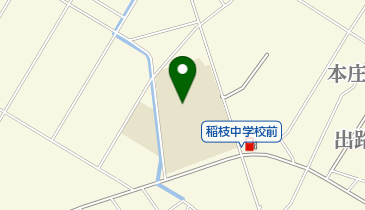 彦根市立稲枝中学校の地図画像