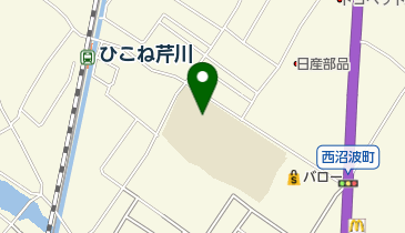 彦根市立東中学校の地図画像