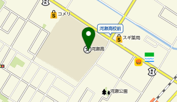 滋賀県立河瀬中学校の地図画像