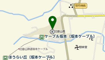 私立比叡山中学校の地図画像