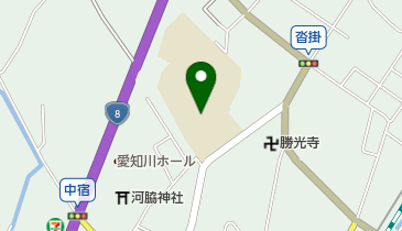 愛荘町立愛知川小学校の地図画像