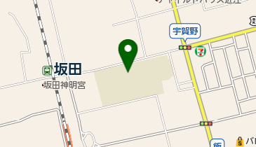 米原市立坂田小学校の地図画像